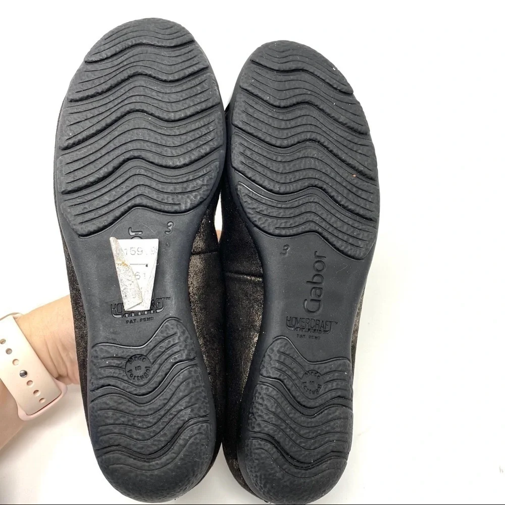 Gabor 161.67 shimmering cap toe ballet flats